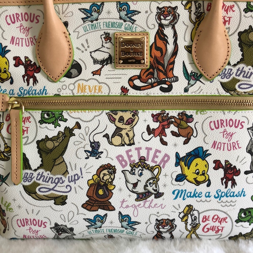 Disney Dooney and Bourke Sidekicks Tote RARE! - Picture 5 of 12